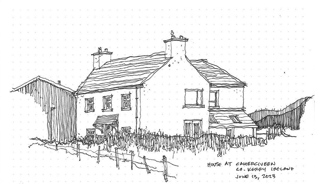 Ireland house sketch